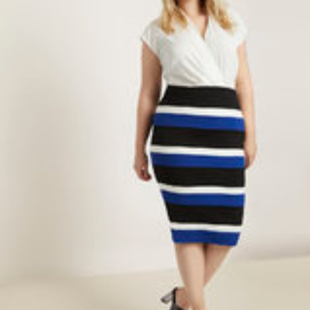 Eloquii stretch pencil skirt